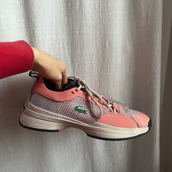 Lacoste Pink Tennis Or Pickleball Shoes nearly new - Picture 3 of 12